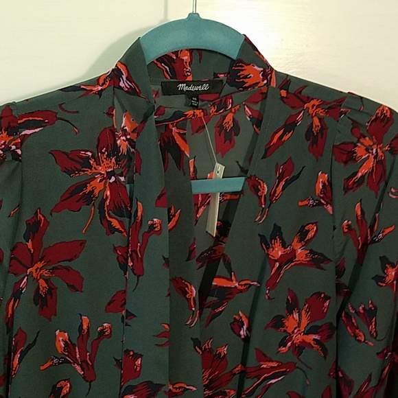 🆕Madewell winter orchid top - Picture 2 of 3